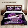 Rumi Personalized Custom Name 3‑Piece Bedding Set Soft Duvet Cover Set For Bedroom Home Decor