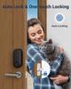 Fingerprint Door Lock Keyless Entry Keypad Deadbolt, Anti Peeping Password for Front Door