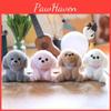 Animal Plush Doll Keychain With Pp Cotton Filling For Bag Decoration And Gifts
