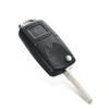 KEYYOU 10PCS 2/3BNT Car Remote Key Flip Folding Key Shell Case For Volkswagen Vw Jetta Golf Passat Beetle Skoda Seat Polo B5