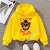 Cartoon Print Autumn/Winter Long-Sleeve Children's Hooded Shirt Five Nights At Freddy's Kids Boys' Sportswear Girls' Casual Top