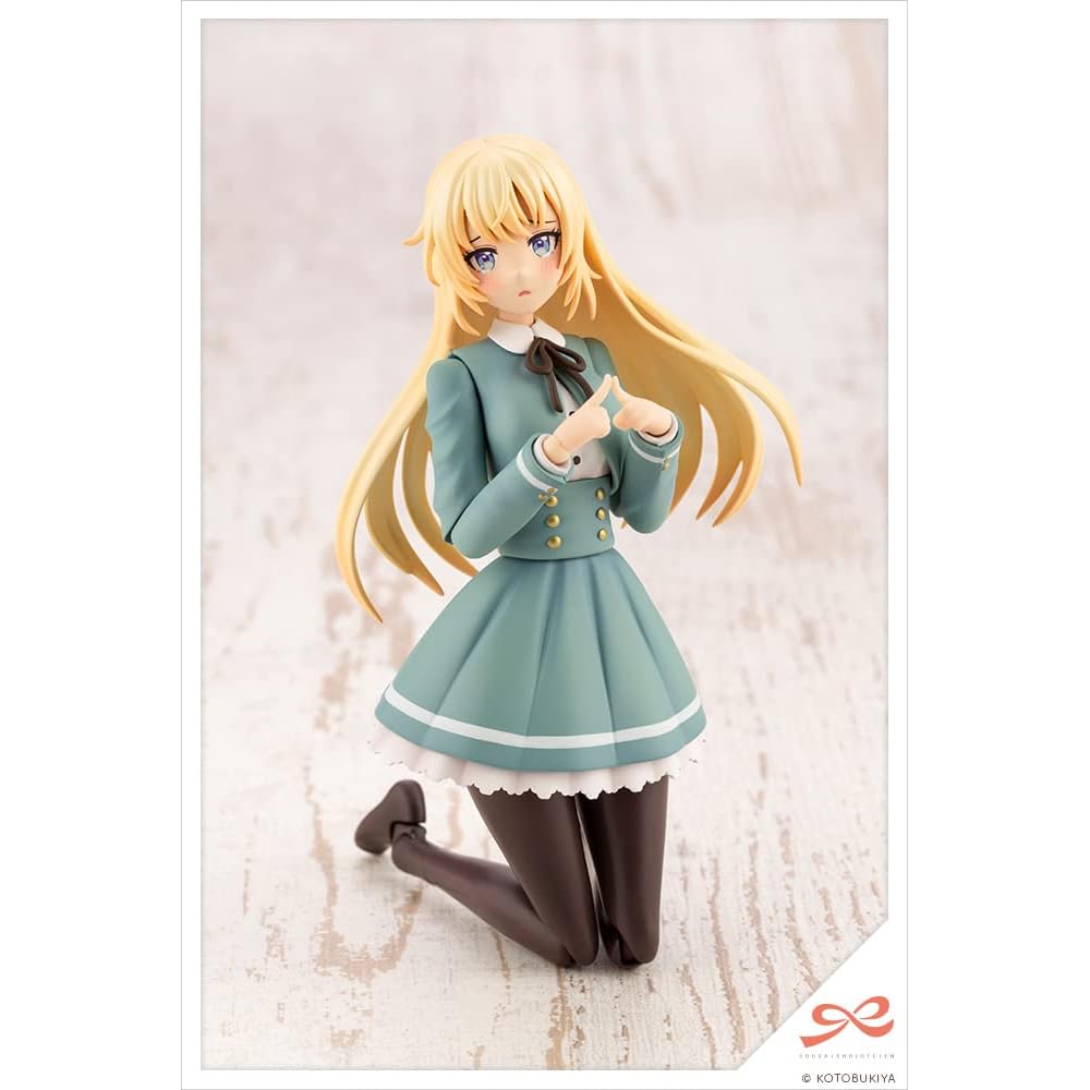 Sosai Shoujo Niwa Саэки Рицука Зимняя форма Масштаб 1/10 Пластиковая модель Приблизительно 157 мм