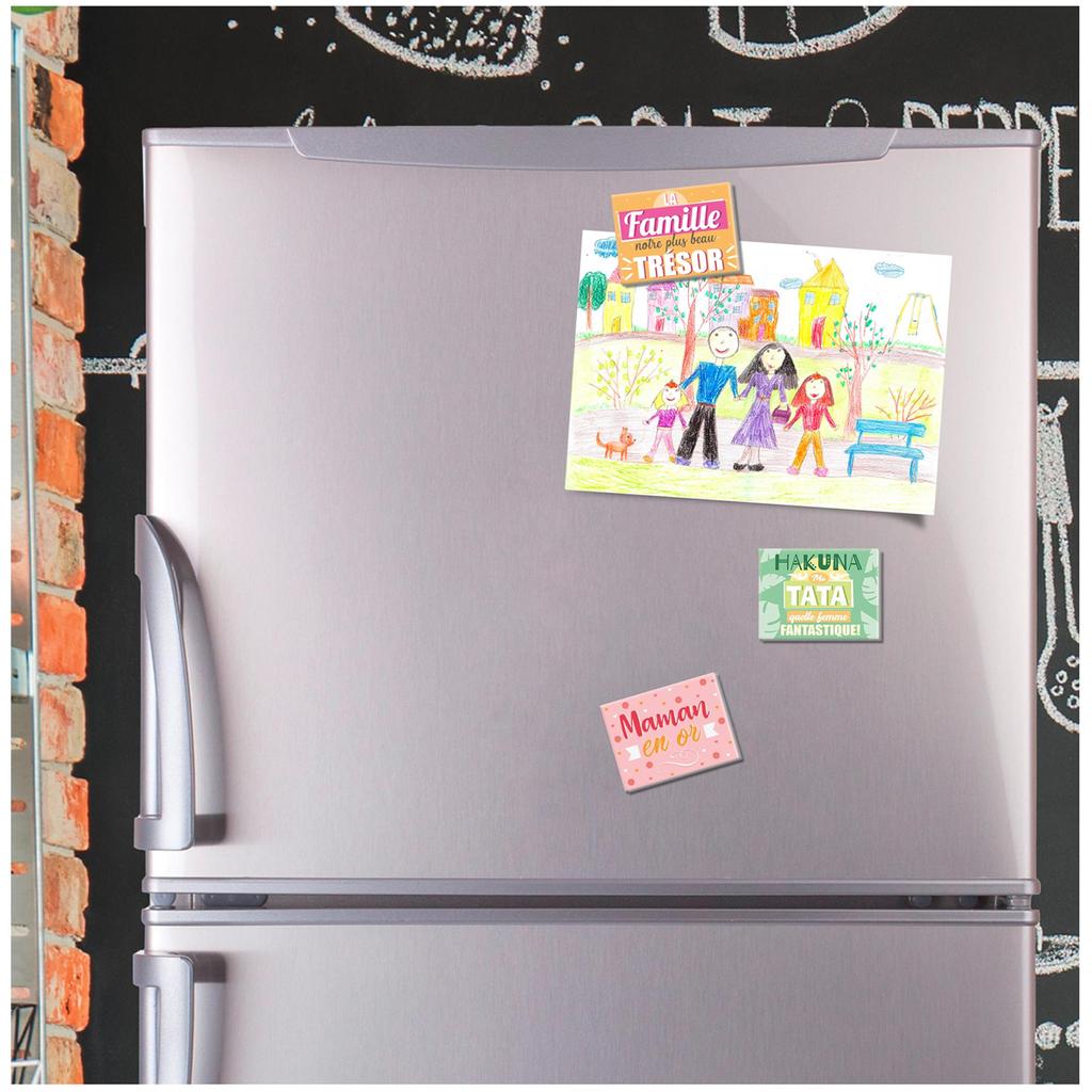 Les Trésors De Lily [A3371] - Магнит керамический "Тата" зеленый (Хакуна Ма Тата, какая фантастическая женщина! ) - 8x6см