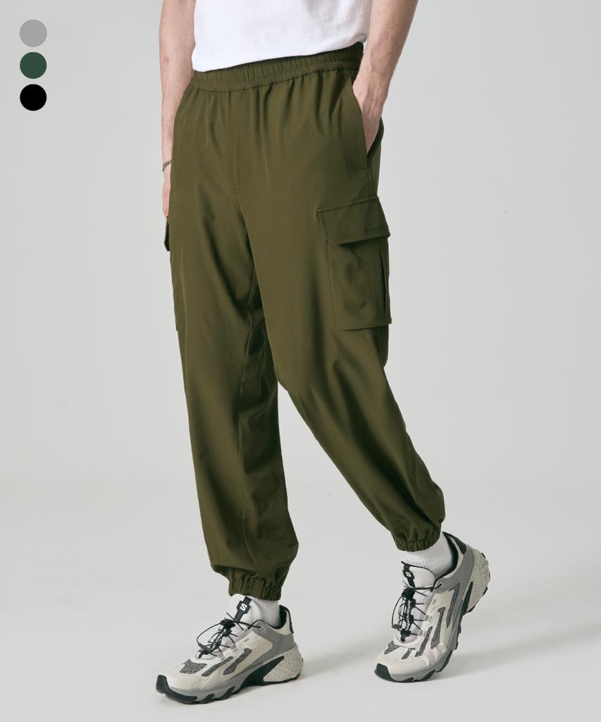 GROOVE RHYME Nylon Cargo Tapered Pants (3 Colors) (Lrrmcpa319M)