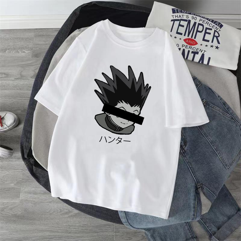 Аниме Hunter X Hunter Футболка Япония Унисекс Хисока Киллуа Золдик Кавайная Смешная Футболка Курапика Дьявольский Глаз Короткий Рукав Топы