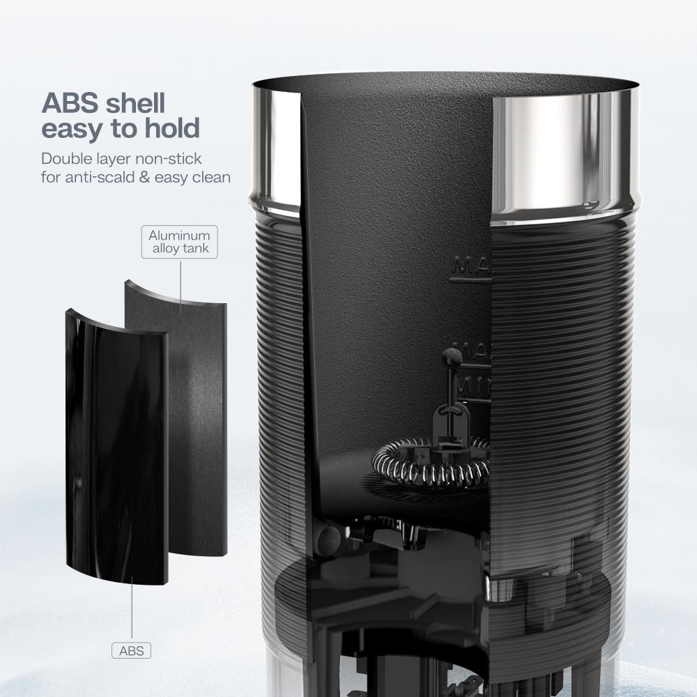 HiBREW M1A Electric Milk Frother Frothing Foamer Chocolate Mixer Cold/Hot Latte Cappuccino fully automatic Milk Warmer Cool
