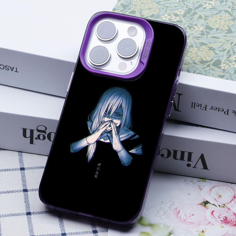 Чехол для телефона JJK Махито для iPhone 17 16 15 14 13 12 11 X XR XS Air Pro Max Plus Фиолетовый Разноцветный Серебристый Чехол