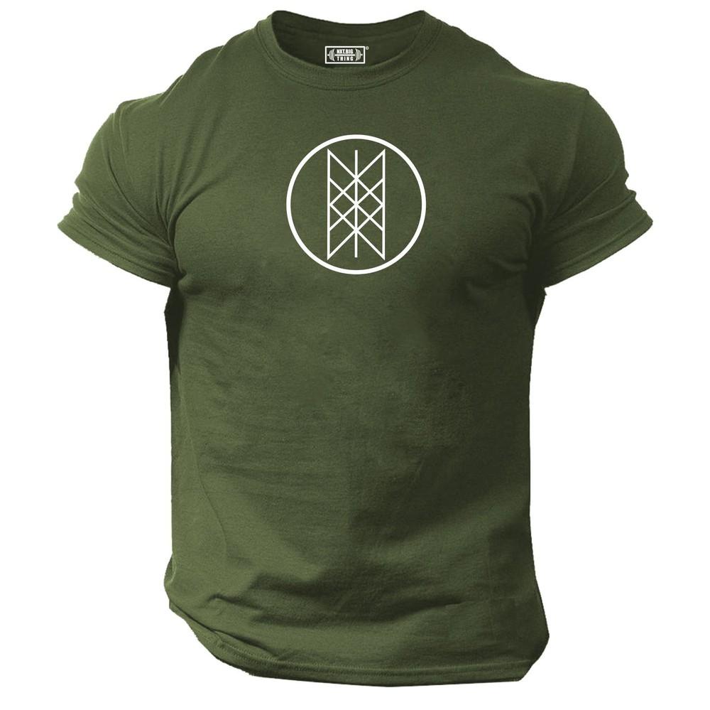 Web Of Wyrd T Shirt Gym Clothing Bodybuilding Workout Mma Vikings Thor Odin Top