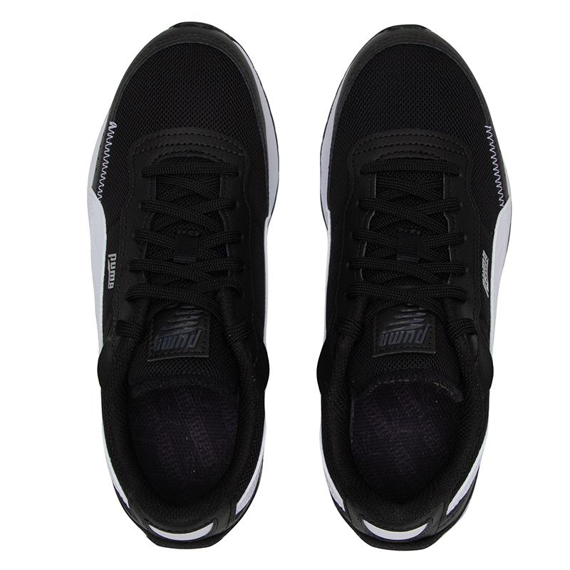 Puma Road Rider Удобные Минималистичные Амортизирующие Прочные Кроссовки с Низким Верхом Унисекс Кроссовки для Бега Черно-Белые 397432-04
