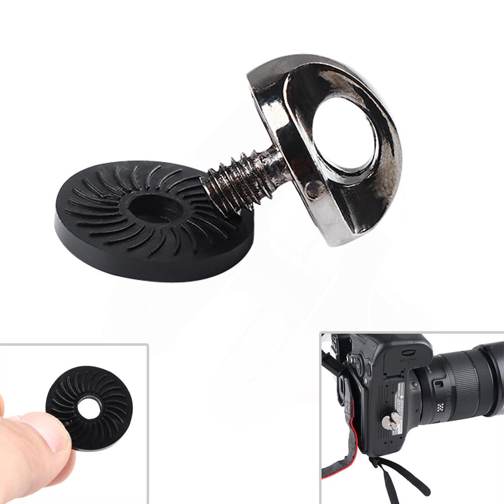 Zinc Zinc Alloy Camcorder Camera Quick Sling Strap Nut Connecting Adapter 1/4" Screw Strap