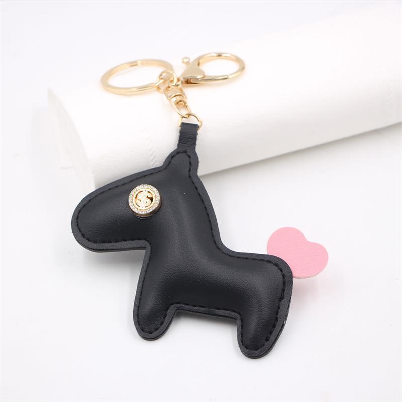 Модный Милый Лошадь Сердце Хвост Пони ПУ Кожа Брелок Подвеска Цепочка для Телефона Подвеска для Сумки Украшение для Рюкзака Аксессуар Подарок