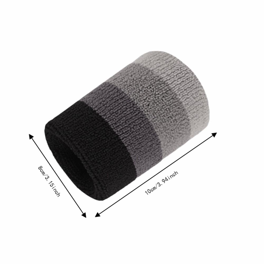 4PCS High Elastic Sweat Wristbands Breathable Breathable Wristbands Sports Wristbands Badminton