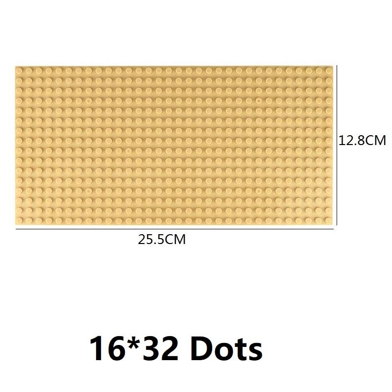 Single Double Sided Building Plates 32X32 16X16 16X32 Dots Diy Simulated Scene Building Block Base Compatible With Major Brands