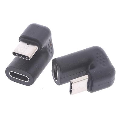 180-градусный прямоугольный USB-адаптер USB 3.1 типа C «папа-мама» USB-C