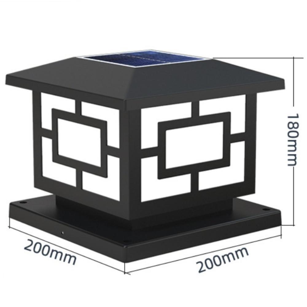 Waterproof LED Solar Pillar Light Garden Sunlight Outdoor Exterior Lights for Outdoor Fence