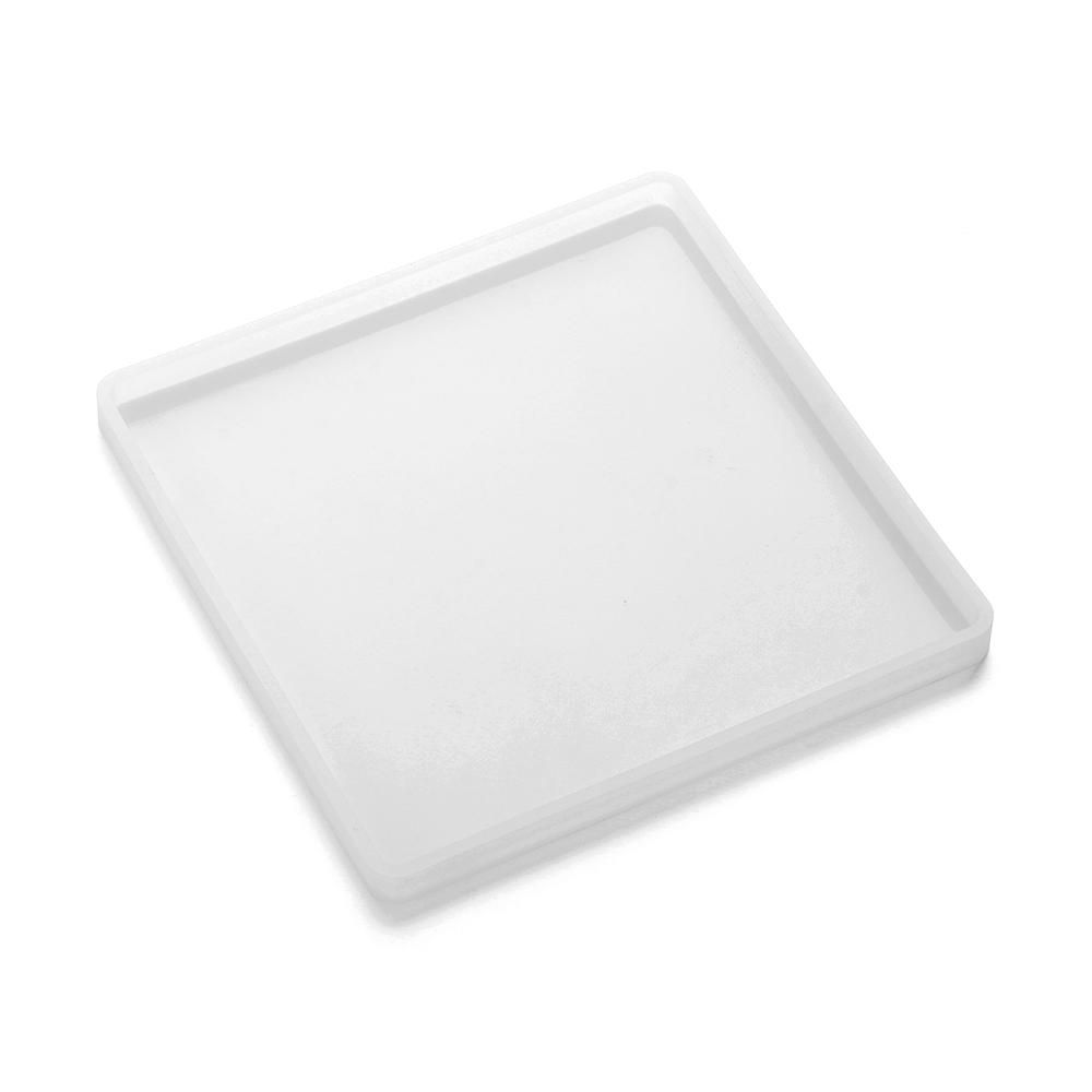 Pendant Agate Silicone Cup Mad Coaster Mold Jewelry Making Mould Epoxy Resin Casting Molds Square