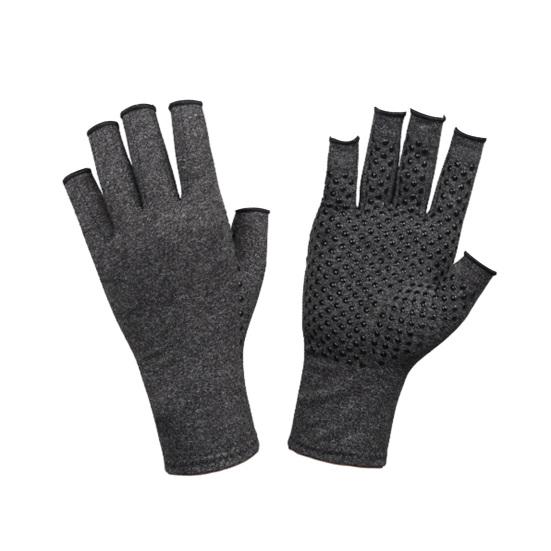 1 Pair Compression Gloves Rehabilitation Fingerless Gloves Anti Relief Gloves Wrist Support Wristband