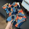 New small scarf thin and narrow strip printed silk scarf women's new streamer fashionable versatile professional decoration scarf scarf