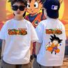 Детская футболка Dragon Ball Z Милый Аниме Мальчик 1-11 лет Супер Сайян Мультяшная Футболка