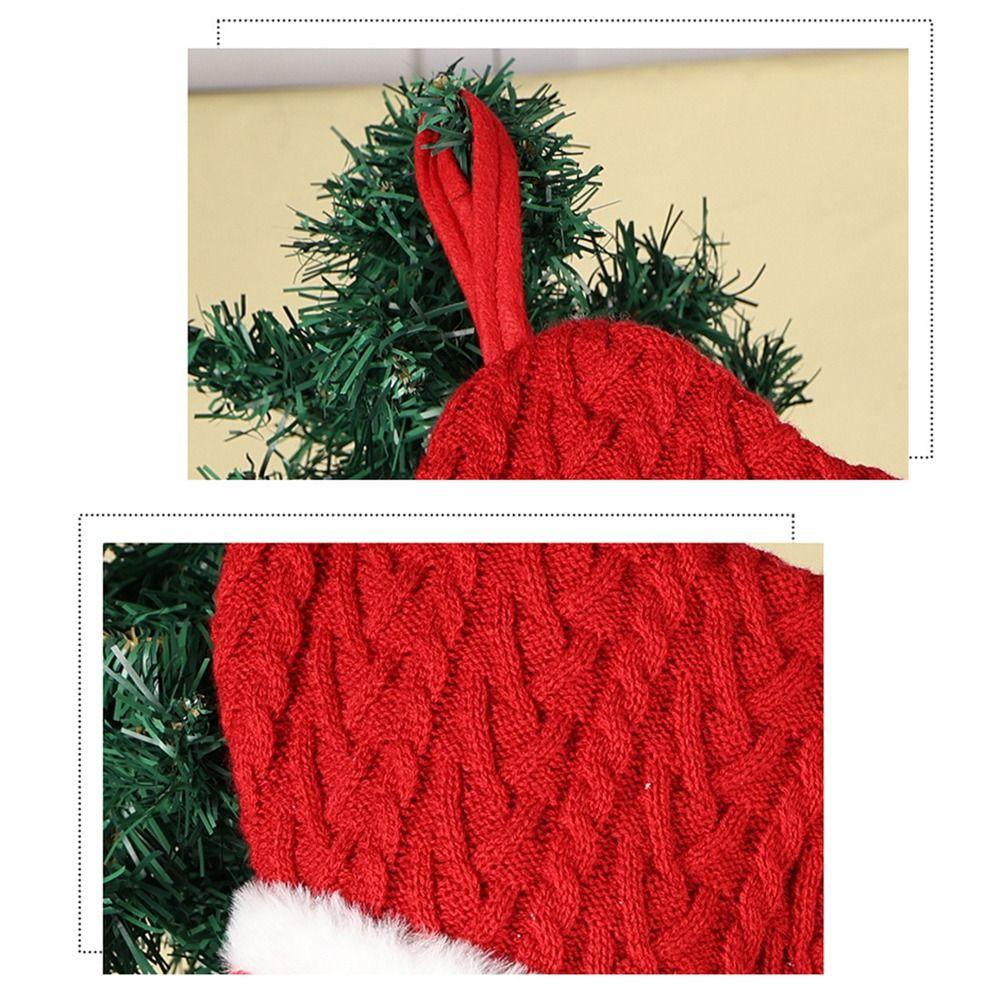 Cute Christmas Hanging Stockings Cartoon Christmas Stocking Sock Pendant  Holiday Party