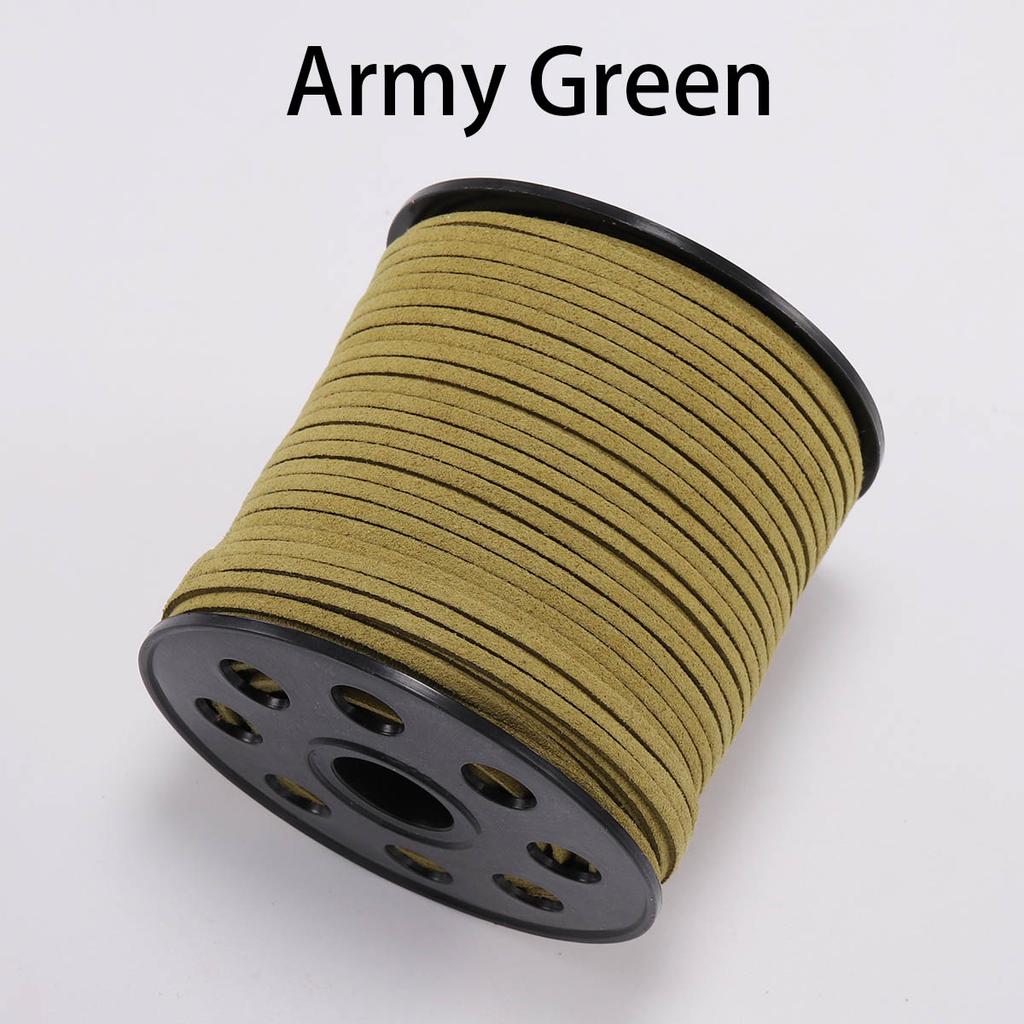 10 м/лот, 2,5 мм, плоский плетеный из искусственной замши, корейский бархатный кожаный браслет ручной работы с бисером, ожерелье «сделай сам» для изготовления ювелирных изделий, фурнитура