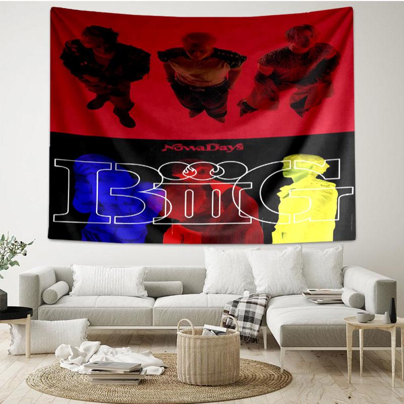 BIGBANG Print Tapestry - Portable Wall Decor Cloth, for Home, Dorm, Travel, Bedroom, Living Room - Ideal Birthday Housewarming Gift
