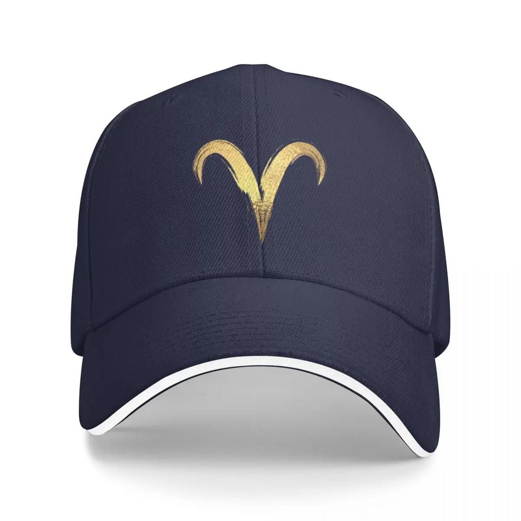 Знак зодиака Овен в бейсболке GoldCap, дизайнерская шляпа, шляпа большого размера, шляпа от солнца, мужские шляпы, женские шляпы