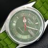 ЯПОНСКИЕ ВИНТАЖНЫЕ ОТРЕМОНТИРОВАННЫЕ АВТОМАТИЧЕСКИЕ МУЖСКИЕ ЧАСЫ SEIKO 5 С ЗЕЛЕНЫМ ЦИФЕРБЛАТОМ a444573-1