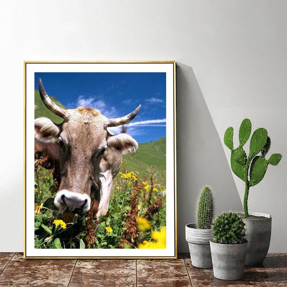 Алмазная краска Животное Алмазная картина Полная вышивка крестом Алмазная вышивка Стразы Картина