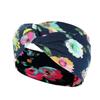 DX~~~ New Wide Brimmed Crossover Headband Lady's Bohemian Print Knitted Headband Sweat-wicking Bandana Sports Yoga Headband