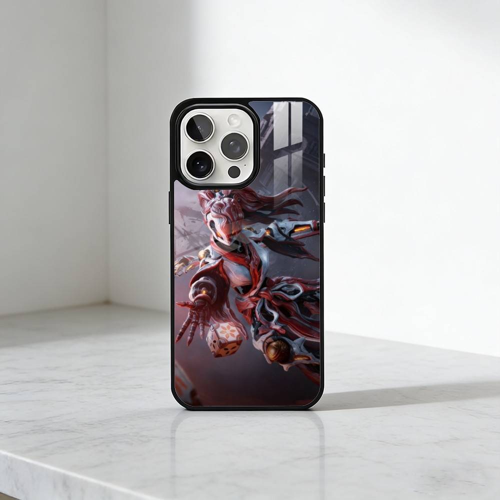 Крутой чехол для телефона с принтом игры Warframe (Меха) для iPhone 17, 16, 15, 14, 13 Plus, Pro Max, магнитный для Magsafe, беспроводной зарядки