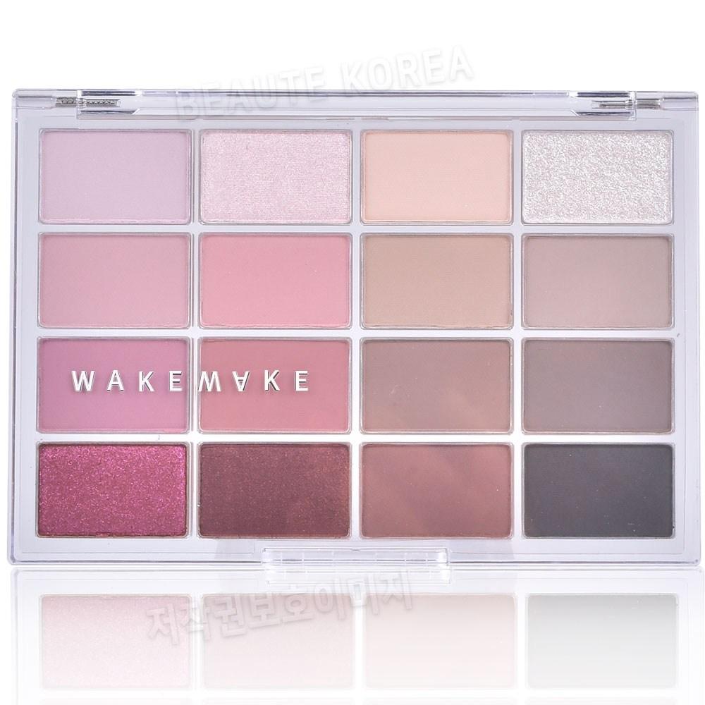Палитра теней для век Wakemake soft blurring 14 цветов, 15 оттенков темного размытия, 1 шт.