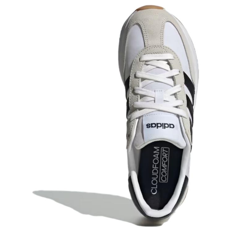 Adidas Run 72 White Black Gum Женские кроссовки Cloud-White Core-Black Grey-One IH8594