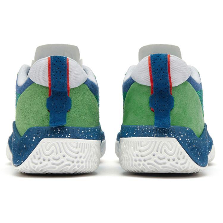 New Balance Nb 2Wxy 1 Low Ткань Свиная кожа Сетка Удобные Универсальные Полувысокие Ретро Баскетбольные Кроссовки Мужские кроссовки Синий Зеленый BB2WXYLO