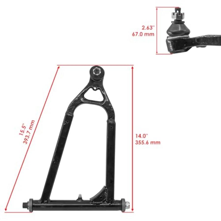 Front Upper Right and Left AArms for Yamaha Raptor 700R YFM700R 20092014 Motorcycle Suspension Components Upgrade for OffRoad R