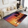 Plant P Palm Floor Mat Eco  Flannel Doormat Non Slip Odorless Indoor Floor Rug Soft Short Plush Home Mat