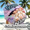 Custom Name Personalized KPop Demon Hunters Print Umbrella, Auto Open Close, 8‑Rib Sturdy Frame, Commute Camping Hiking Use, Birthday Gift