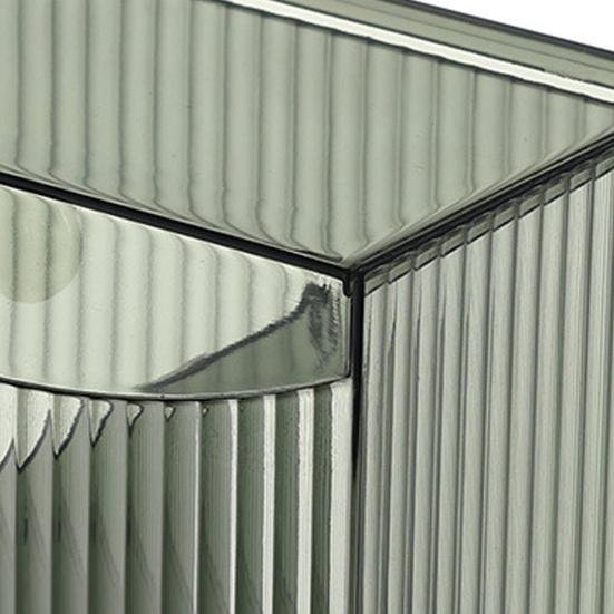 Легкий роскошный ящик для хранения, прозрачная откидная крышка, пыленепроницаемый органайзер с 2 сетками, ватный тампон, помада, аксессуары для снятия макияжа