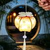 Home Decor Holiday Hanging Ornament Spring Festival Lantern DIY Material Kit, Light Up Handmade Persimmon Shaped Parent Child Handicraft Activity with