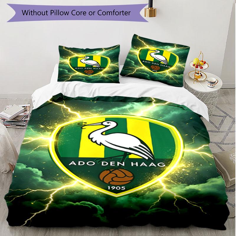 3pcs Duvet Cover Set (1*Duvet Cover + 2*Pillowcase, Without Core), ADO Den Haag Print Soft All‑Season Bedding Set, Home Bedroom Decor Gift
