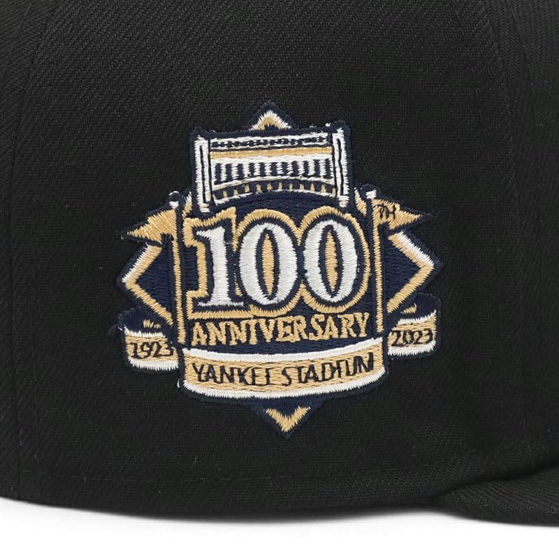 new era newera cap 59FIFTY 70907757 NER35C7098 MLB new york yankees NY black 2 black black 7 3/8 SIDE PATCH UNDER VISOR ONSPOTZ special order men's