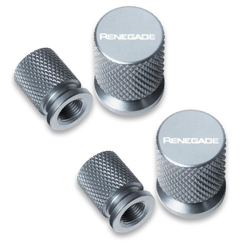 Car Wheel Tire Valve Caps Tyre Stem Covers Airdust Waterproof For Jeep Renegade Auto Accessories MWGHF1