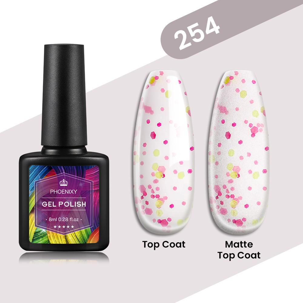 PHOENIXY 80 цветов, 8 мл гель-лак для ногтей, УФ-гель для ногтей, стартовый набор, замачиваемый гель-лак, гель-лак для ногтей, маникюр, DIY салон на дому