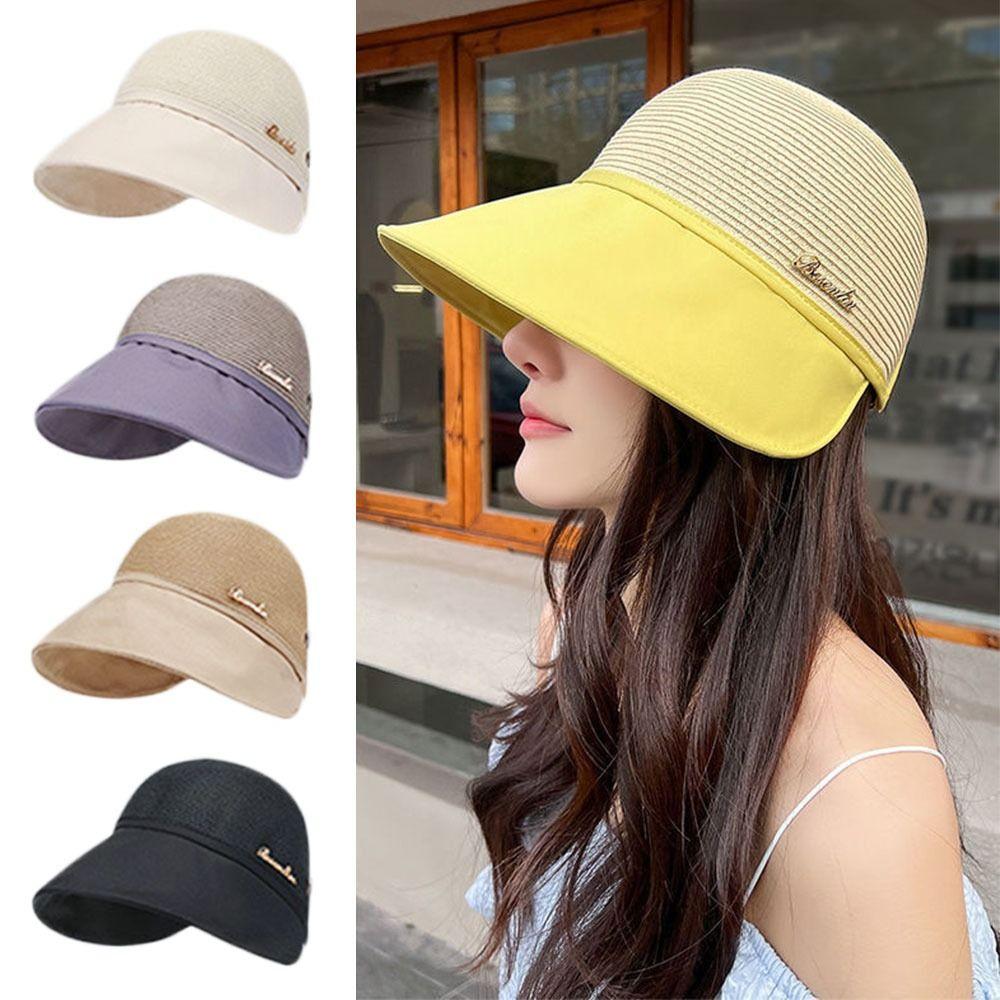 Складная кепка от солнца с широкими полями, пляжная летняя панама для женщин