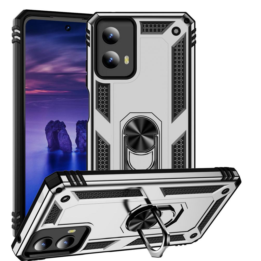 Ударопрочный чехол Armor для Moto G 5G G Play Power Stylus 2024 G Pure Play Stylus G Power 2023 с металлическим кольцом