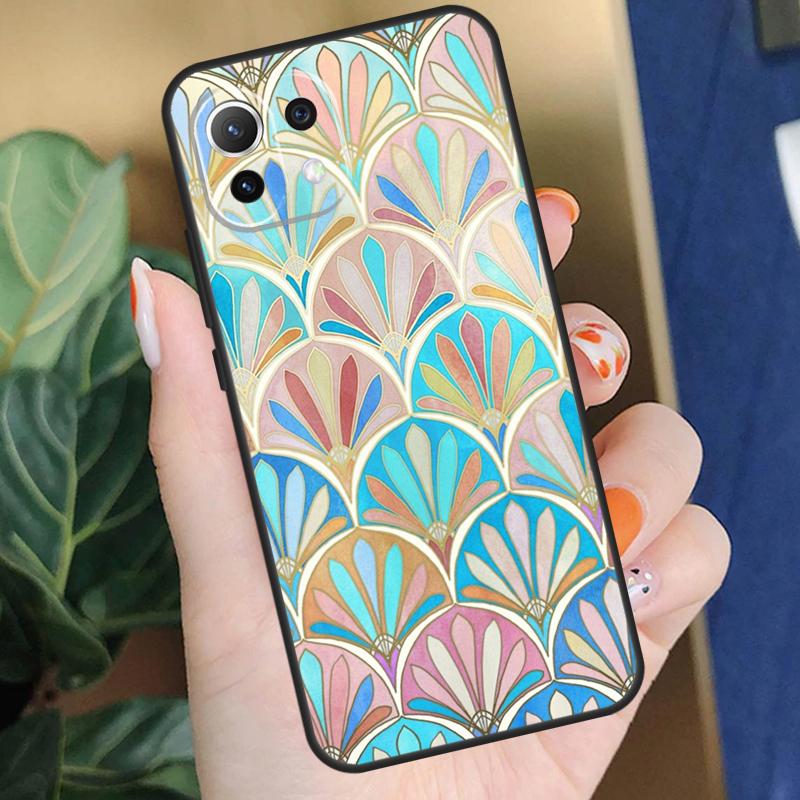 Приглушенный чехол с марокканской мозаикой для Xiaomi 17 Pro Max 14 15 Ultra 13T 14T 15T Pro POCO F8 F7 F5 F6 X5 X6 X7 Pro Coque