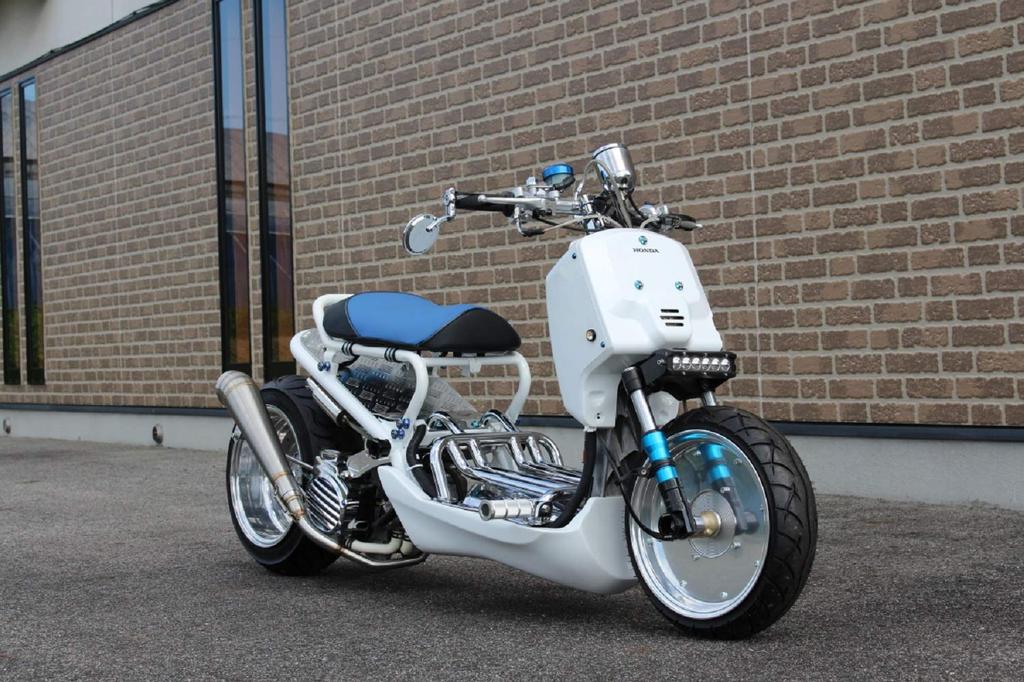 RinParts Дышащий GP Racing 1103283 Нержавеющая сталь Глушитель для скутера Zoomer