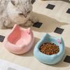 Ceramic Cat Bowl Cute Pet Drinking Feeder Food Dispenser Dog Food Feeding Basin  Neck Protection