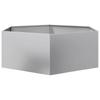 Hexagonal Planter 138x120x45 cm Galvanized Steel