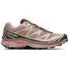 SALOMON XT-6 Comfortable Versatile Mesh Cushioning Low-Top Casual Running Shoes Unisex Sneaker Pink Brown 477373